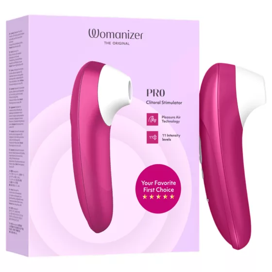 Womanizer Pro - air‑pulse clitoral stimulator (pink)