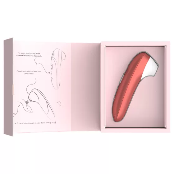 Womanizer Pro - air‑pulse clitoral stimulator (red)