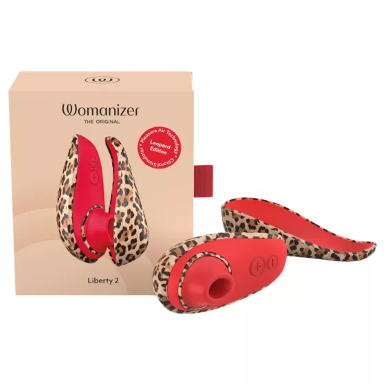 Womanizer Liberty 2 - Air Pulse Clitoral Stimulator (Leopard)