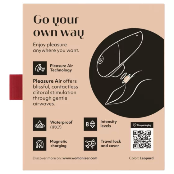 Womanizer Liberty 2 - Air Pulse Clitoral Stimulator (Leopard)