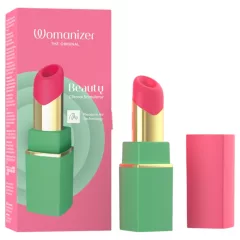   Womanizer Beauty - lipstick-shaped air-pressure clitoral stimulator (green)
