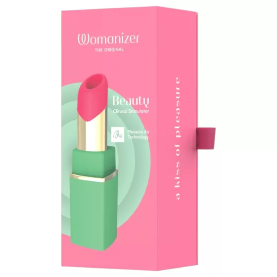 Womanizer Beauty - lipstick-shaped air-pressure clitoral stimulator (green)