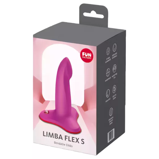 Fun Factory Limba Flex S - flexible silicone dildo (pink)