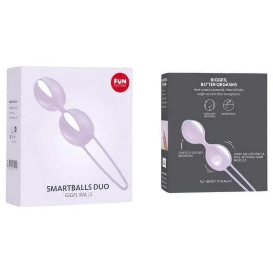Fun Factory Smartballs Duo - kegel balls with inner ball (purple)