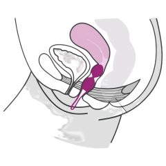   Fun Factory Smartballs Duo - kegel balls with inner ball (purple)