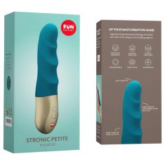   Fun Factory Stronic Petite - ribbed thrusting vibrator (green)