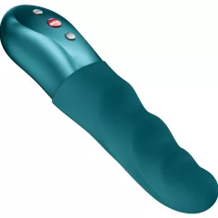 Fun Factory Stronic Petite - ribbed vibrator (green)