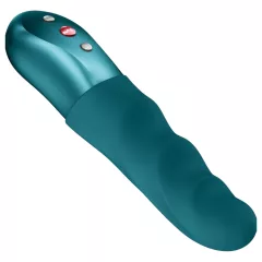 Fun Factory Stronic Petite - ribbed vibrator (green)