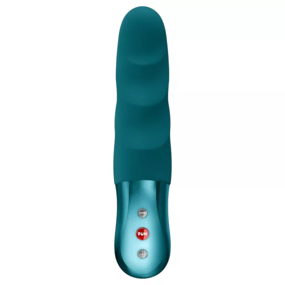 Fun Factory Stronic Petite - ribbed vibrator (green)