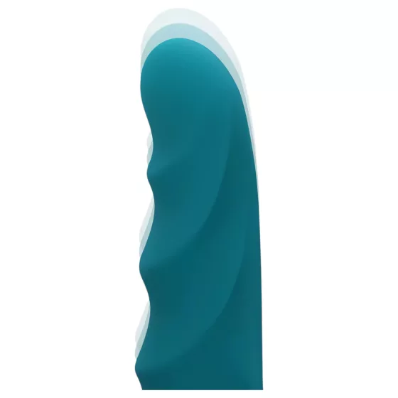 Fun Factory Stronic Petite - ribbed vibrator (teal)