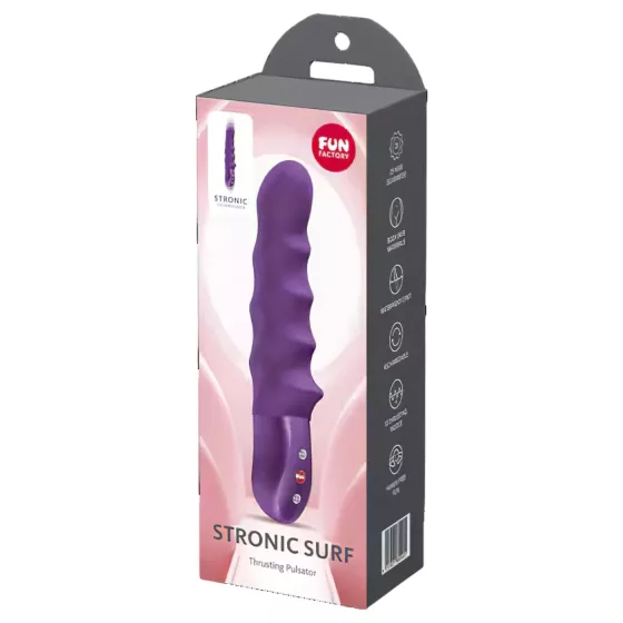 Fun Factory Stronic Surf - thrusting G-spot vibrator (purple)