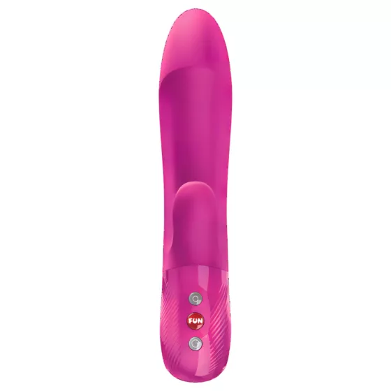Fun Factory Bi Stronic Embrace - thrusting vibrator with clitoral arm (pink)