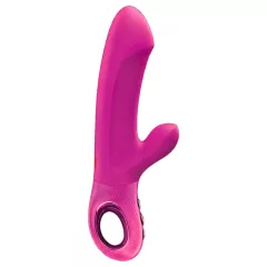   Fun Factory Bi Stronic Embrace - thrusting vibrator with clitoral arm (pink)