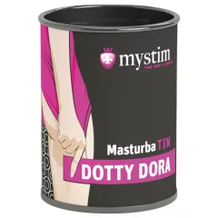 Mystim MasturbaTIN Dotty Dora - Textured Masturbator (White)