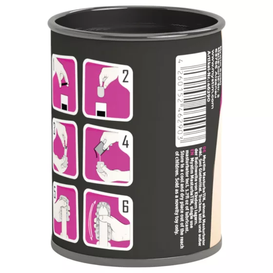 Mystim MasturbaTIN Dotty Dora - Textured Masturbator (White)