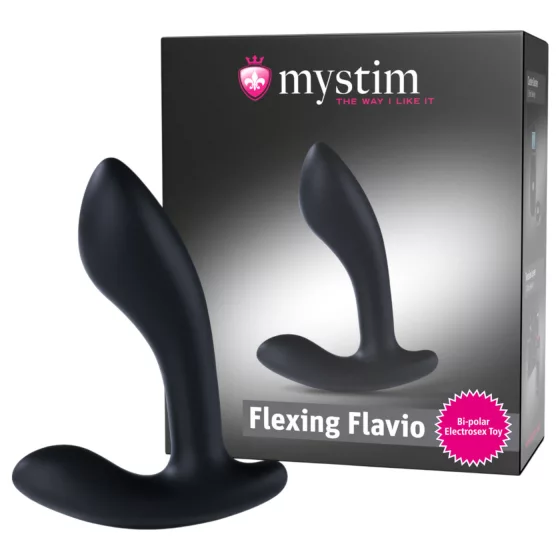 Mystim Flexing Flavio - Black Electro Prostate Vibrator