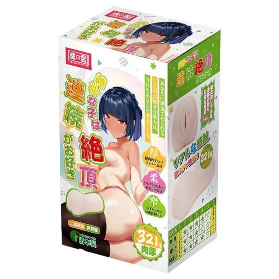 TAMASHII Continuous Orgasm - anime-style vagina masturbator (natural)