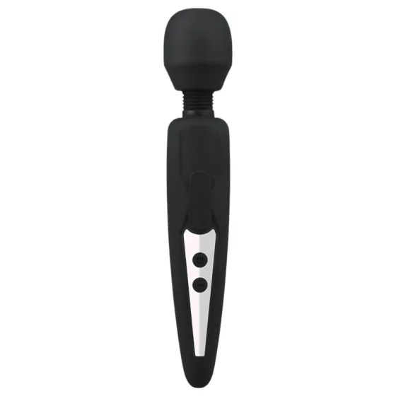 Mrow - Rechargeable Waterproof Massage Vibrator (Black) 