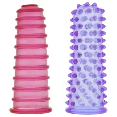 All-Time Favorites - Cuff Set - 2pcs (Pink-Purple)