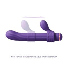 Magic Stick - Vibrator with Interchangeable Heads (Purple)