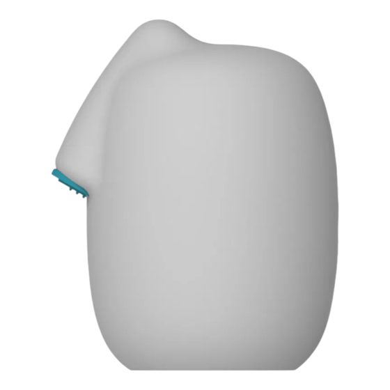 VIBEGGS Twisty Tongues - Vibrating Egg Masturbator (White)
