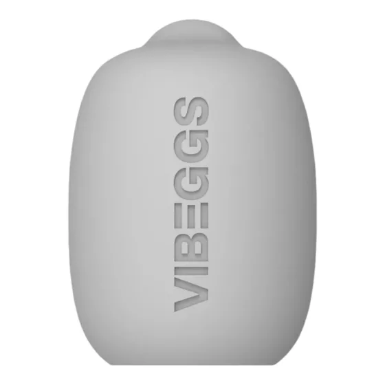 VIBEGGS Twisty Tongues - Vibrating Egg Masturbator (White)