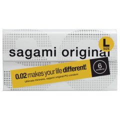 Sagami Original 0.02 L - Condoms - 58mm (6 Pack)