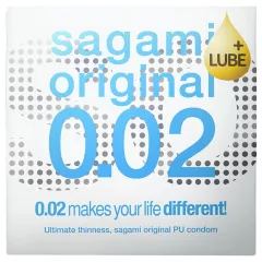 Sagami Original 0.02 - Ultra-Lubricated Condom - 55mm (1pc)