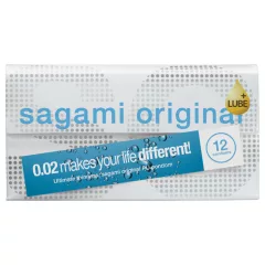  Sagami Original 0.02 - Extra Lubricated Condom - 55mm (12 pack)