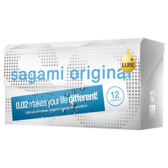 Sagami Original L - extra lubricated condom - 58mm (12 pcs)