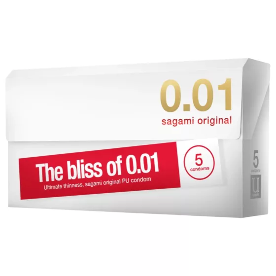 Sagami Original 0.01 - Condom - 55mm (5 pcs)