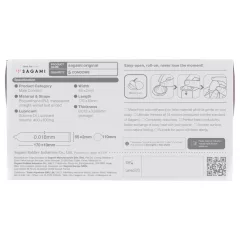 Sagami Original 0.01 - Condom - 55mm (5 pcs)