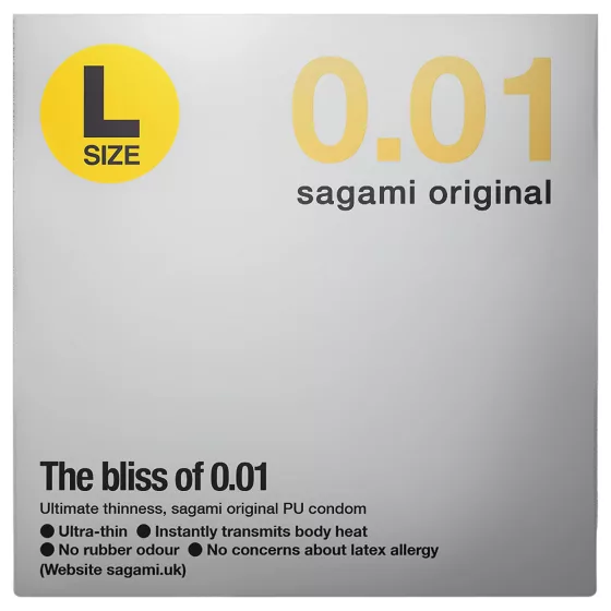 Sagami Original 0.01 L - Condom - 58mm (1pc)