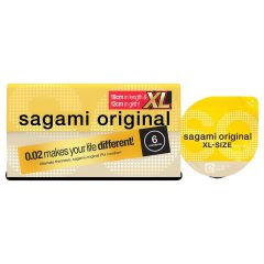 Sagami Original 0.02 XL Condoms - 61mm (6 Pack)