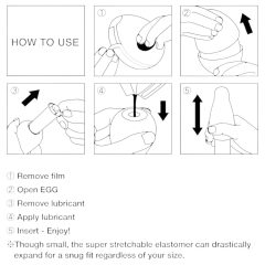 TENGA Egg Tube - Egg-Shaped Personal Massager (1pc)