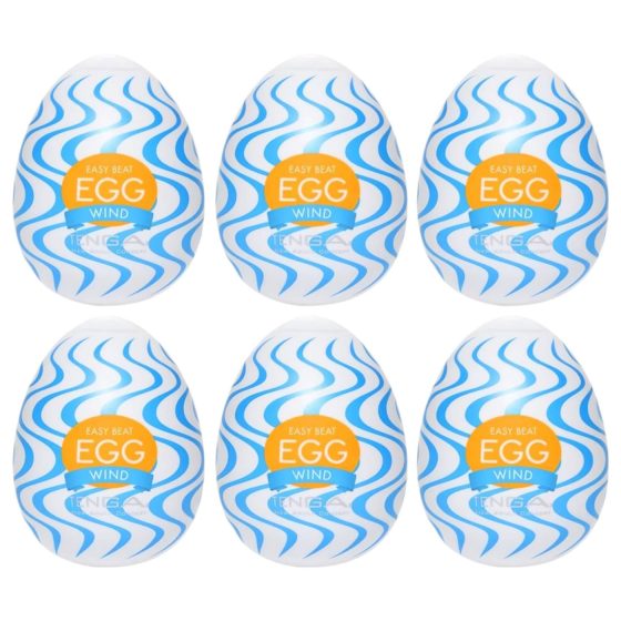 TENGA Egg Wind - Egg-Shaped Personal Massager (6 Pack)