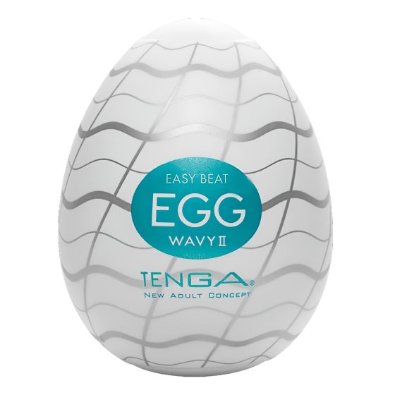 TENGA Egg Wavy II - Textured Personal Massager (1pc)
