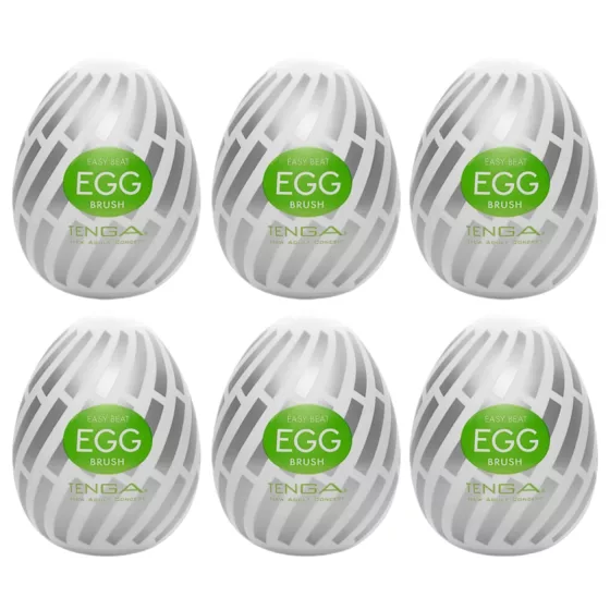 TENGA Egg Brush - Egg Masturbator (Pack of 6)
