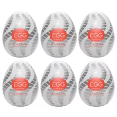 TENGA Egg Tornado - Pack of 6 Egg-Shaped Personal Massagers 