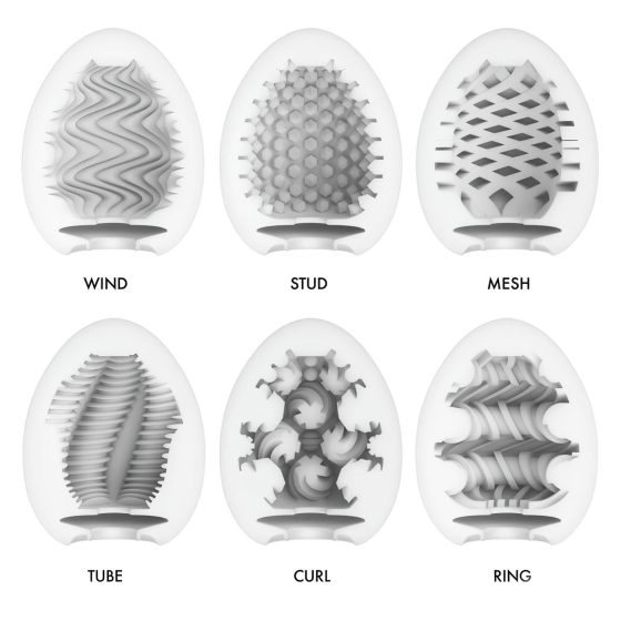TENGA Egg Wonder - Egg Shaped Pleasure Set (6 Pack)