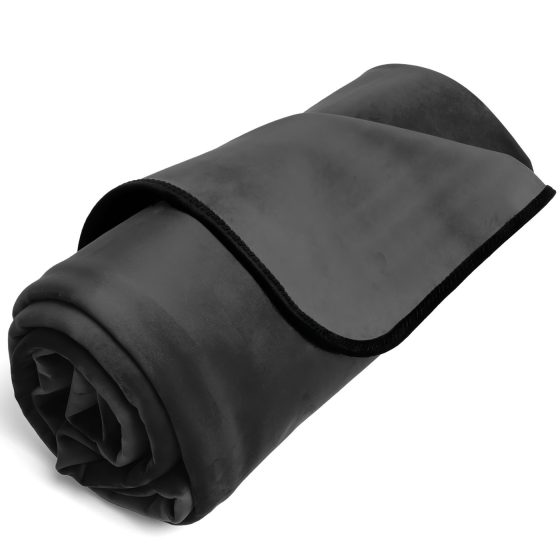 Liberator Fascinator Throw - Black Microfiber Intimacy Blanket