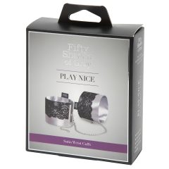 Fifty Shades of Grey - Satin Handcuffs (Silver)