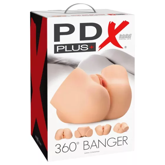 PDX 360 Banger - lifelike torso masturbator (flesh-coloured)