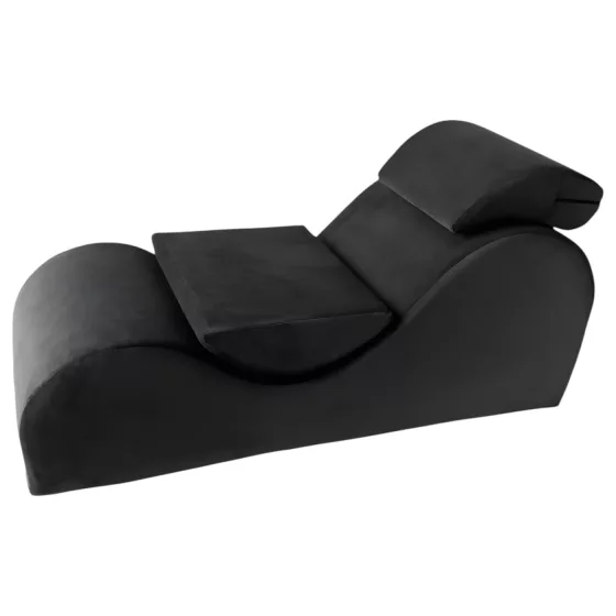 Liberator Esse Lounger - Versatile Black Sex Sofa