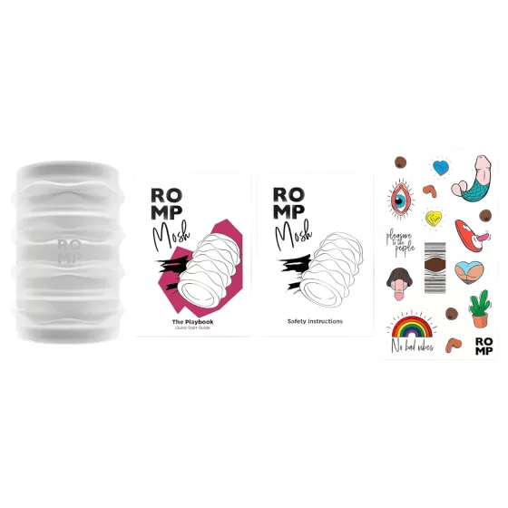 ROMP Mosh - flexible travel masturbator (transparent)