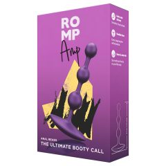 ROMP Amp - Beaded Anal Dildo (Purple)