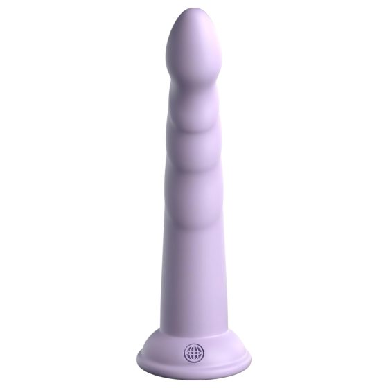 Dillio Slim Seven - Purple Suction-Cup Stimulating Dildo (20cm)