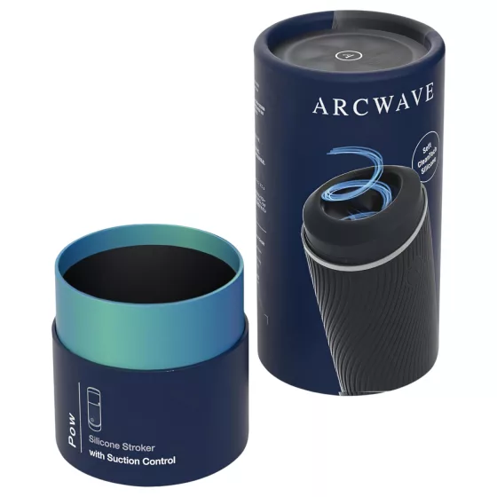 Arcwave Pow - Manual Suction Massager for Men (Black)