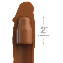 X-TENSION Elite 2 - Cuttable penis sheath (brown)