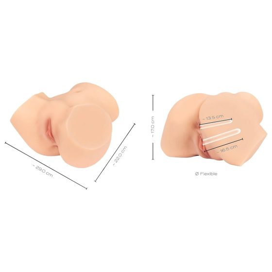 / Realistixxx Style IV - Lifelike Torso Masturbator (Natural)